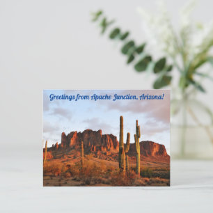 Grüße von Apache Junction, Arizona Postcard Postkarte