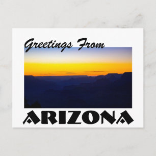 Grüße von Arizona Grand Canyon Postkarte