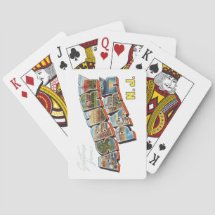 Grüße von Asbury Park New-Jersey Spielkarten