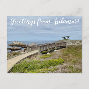 Grüße von Asilomar! Postkarte