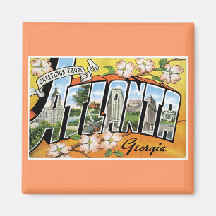 Grüße von Atlanta, GA! Magnet