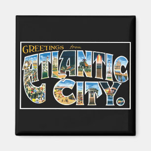 Grüße von Atlantic City! Magnet