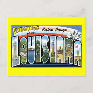 Grüße von Baton Rouge, Louisiana Postkarte