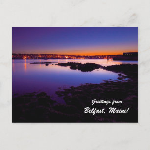 Grüße von Belfast Maine! Postkarte