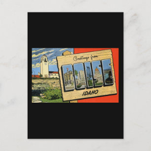Grüße von Boise Idaho Postkarte