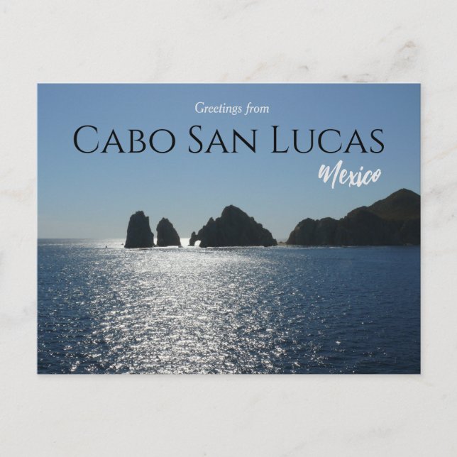Grüße von Cabo San Lucas Mexico Postcard Postkarte (Vorderseite)