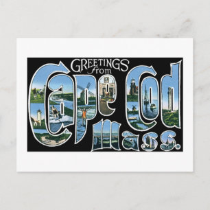 Grüße von Cape Cod, Mass! Postkarte