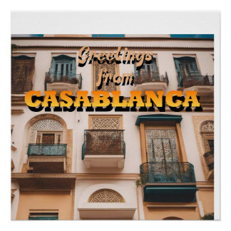 Grüße von CASABLANCA Poster