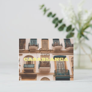 Grüße von CASABLANCA Postkarte