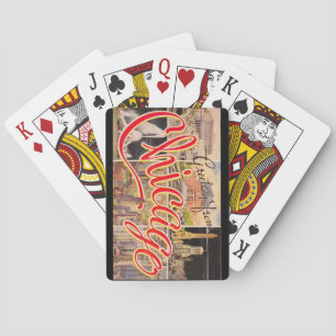 Grüße von Chicago Vintage Playing Cards Spielkarten