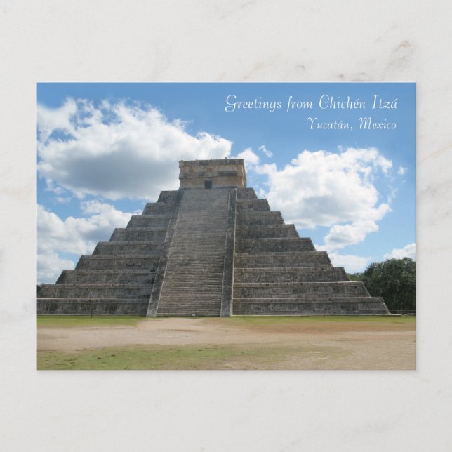 Grüße von Chichén Itzá, Mexiko Postkarte (Vorderseite)
