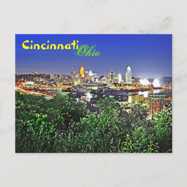 Grüße von Cincinnati, Ohio ! Postkarte (Vorderseite)