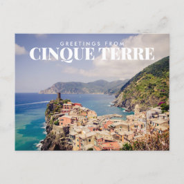 Grüße von Cinque Terre, Vernazza Postcard Postkarte