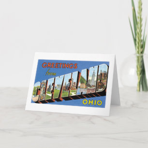 Grüße von Cleveland, Ohio! Karte