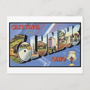 Grüße von Columbus Postkarte