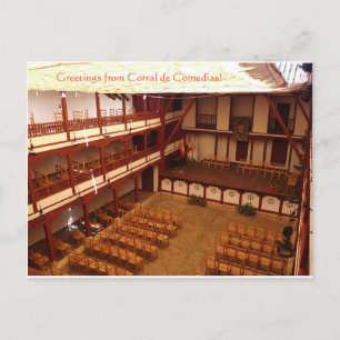 Grüße von Corral de Comedias! Postkarte