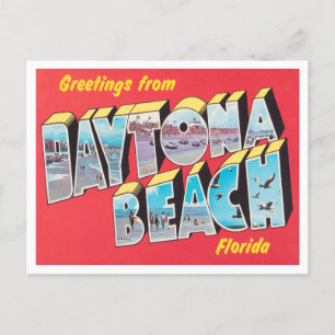 Grüße von Daytona Beach, Florida Reise Postkarte
