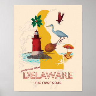 Grüße von Delaware Poster