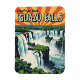 Grüße von den Iguazu-Wasserfällen Magnet