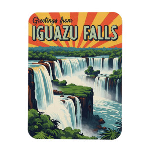 Grüße von den Iguazu-Wasserfällen Magnet