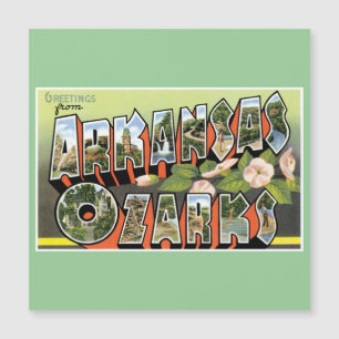 Grüße von den Ozarks! Magnetkarte