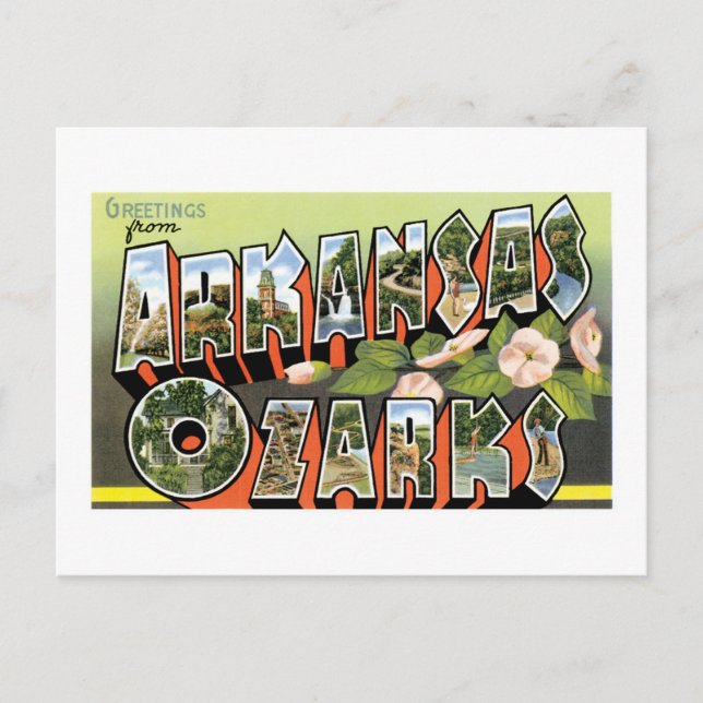 Grüße von den Ozarks! Postkarte (Vorderseite)
