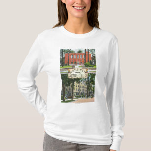 Grüße von den Skidmore Uni-Szenen T-Shirt