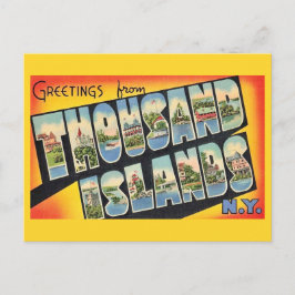 Grüße von den Thousand Islands Postkarte