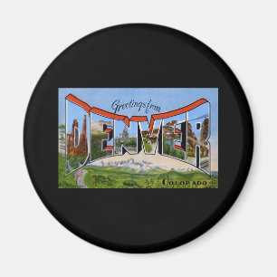 Grüße von Denver Colorado Magnet