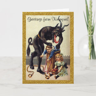 Gruss Vom Krampus Karten Zazzle At