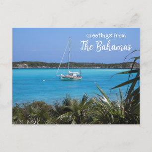 Grüße von der Landschaftlichen Postkarte Bahamas