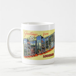 Grüße von der New- Orleansla Kaffee-Tasse Kaffeetasse