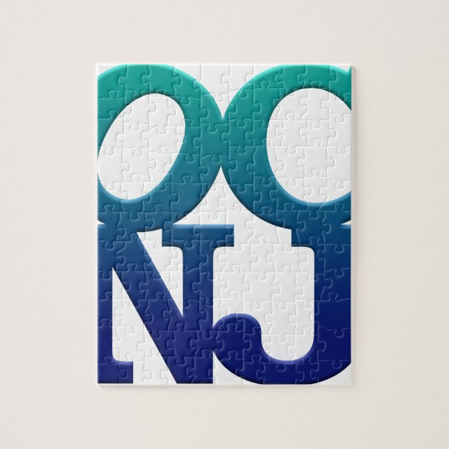 Grüße von der Ozean-Stadt Puzzle (Vertikal)