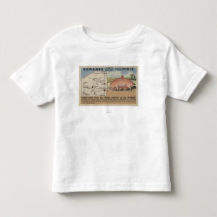Grüße von der Schwein-Hauptstadt der Welt Kleinkind T-shirt