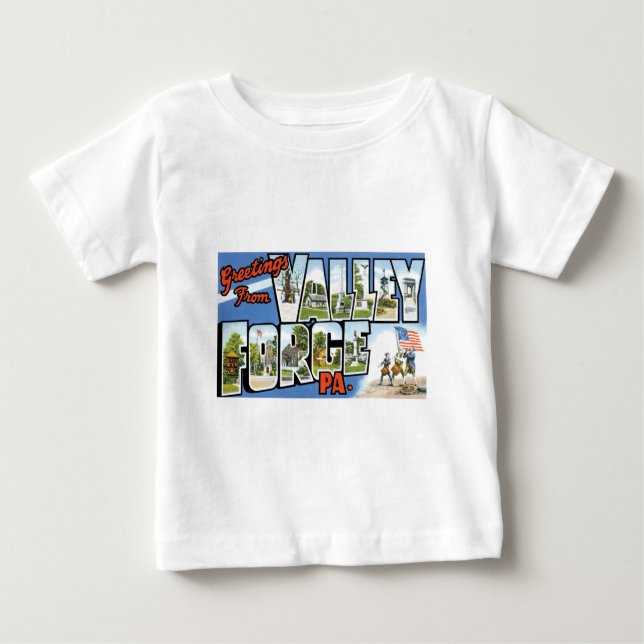 Grüße von der Tal-Schmiede, Pennsylvania! Baby T-shirt (Vorderseite)