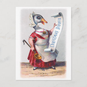 Grüße von der Urlaubsgans Postkarte