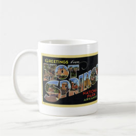 Grüße von der Vintagen Postkarten-Tasse Hot Kaffeetasse