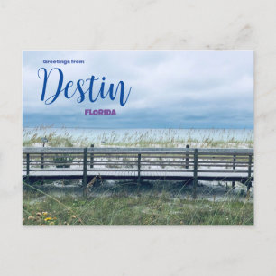 Grüße von Destin Florida Postcard Landschaftlich Postkarte