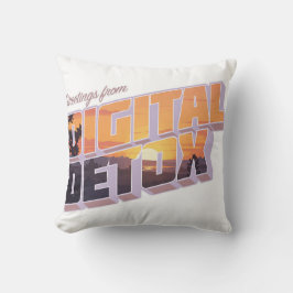 Grüße von Digital Detox Kissen