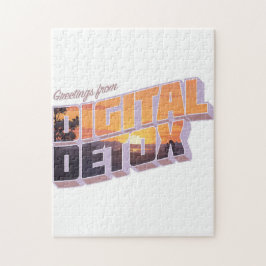 Grüße von Digital Detox Puzzle