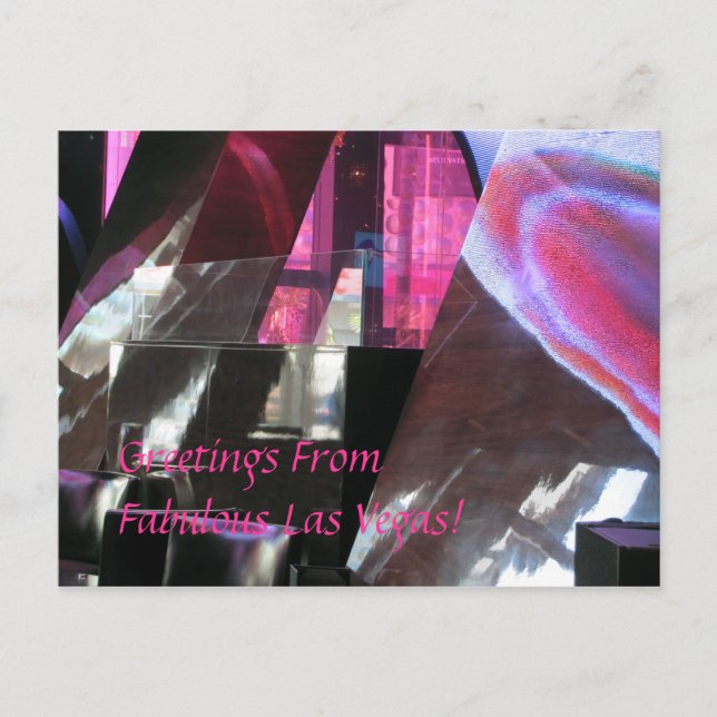 Grüße von Fabulous Las Vegas! Postkarte (Vorderseite)