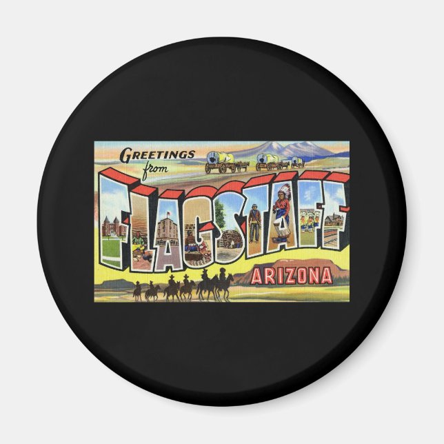 Grüße von Flagstaff Arizona Magnet (Vorne)