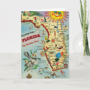 Grüße von Florida Card Karte
