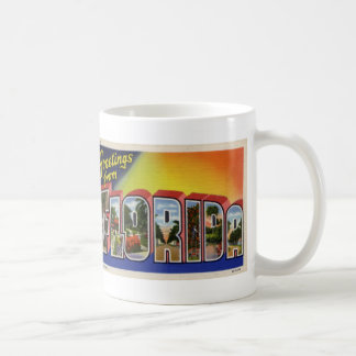 Grüße von Florida-Kaffee-Tasse 1 Kaffeetasse