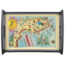 Grüße von Florida Map