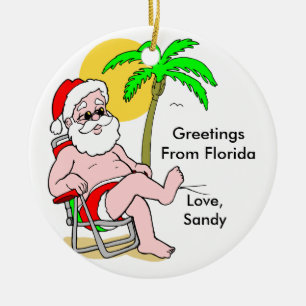 Grüße von Florida-Verzierung Keramik Ornament