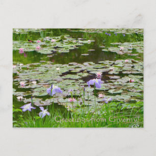 Grüße von Giverny! Postkarte