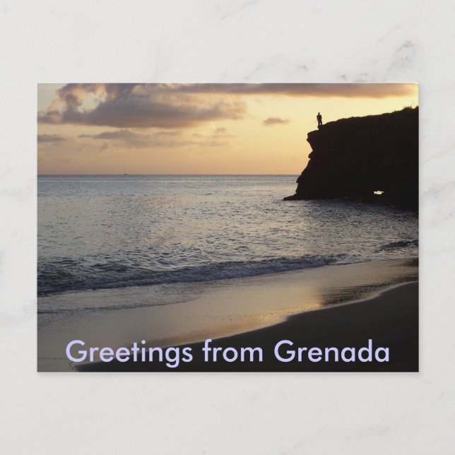 Grüße von Grenada Postcard Postkarte (Vorderseite)