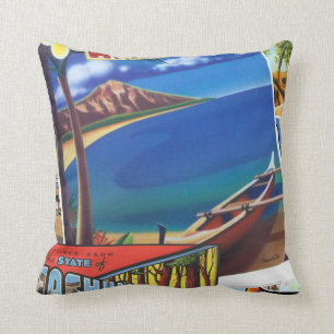 Grüße von Hawaii Kissen