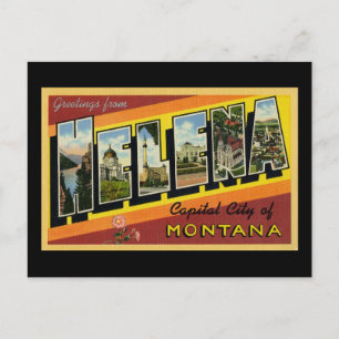 Grüße von Helena Montana Postkarte